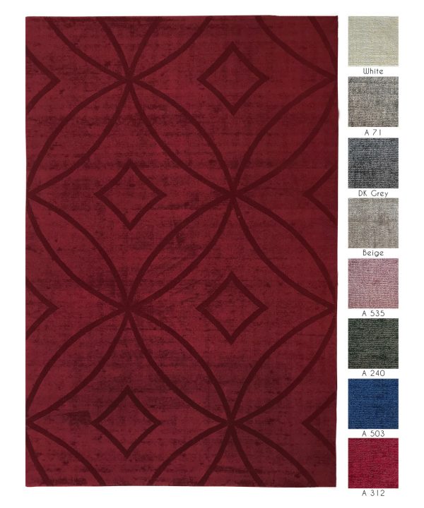 tappeti contemporanei Monocolor Bilbao Cut della collezione Arazi Home di artorient disponibili in diverse tonalit&agrave;