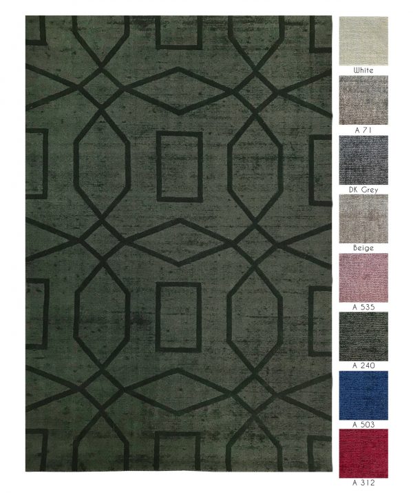 tappeti contemporanei Monocolor Bilbao Cut della collezione Arazi Home di artorient disponibili in diverse tonalit&agrave;