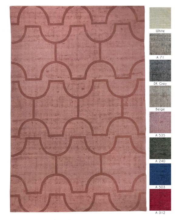 tappeti contemporanei Monocolor Bilbao Cut della collezione Arazi Home di artorient disponibili in diverse tonalit&agrave;