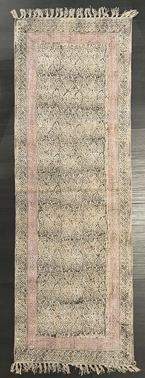 Tappeto moderno Artorient kilim metal dal design contemporaneo, tessitura piatta e decorazione classica a tutto campo con spessa bordatura doppia