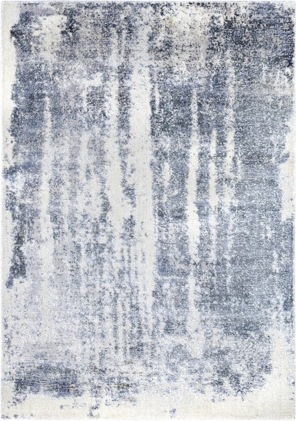 Tappeto contemporaneo Oxid con sfumature argento e grigie della collezione Artorient Arazi Home