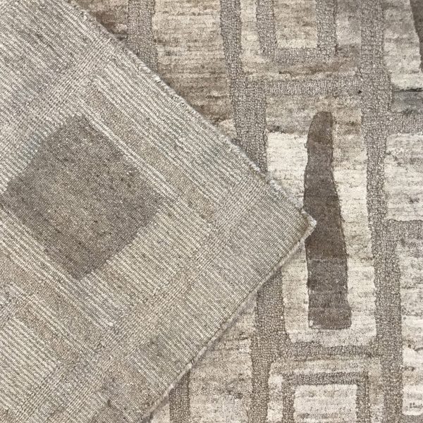 tappeto moderno linea nature con piega - dettaglio ravvicinato