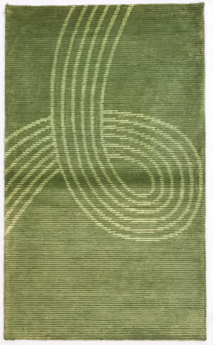 tappeto moderno gabri verde