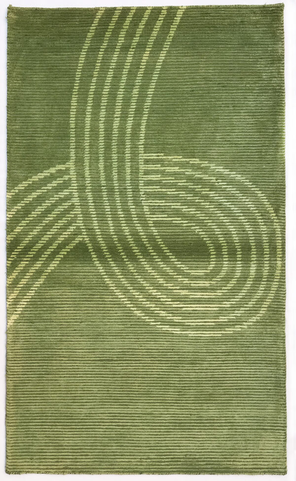 tappeto moderno gabri verde